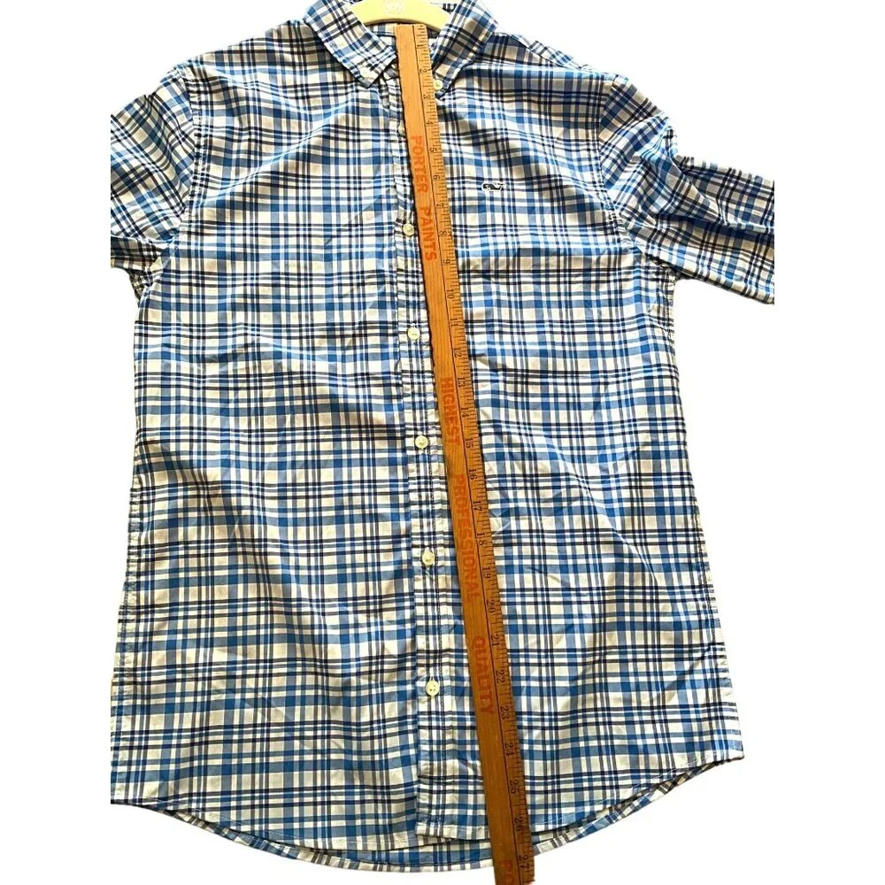 Vineyard‎ Vines Youth Large (16) Performance Long Sleeve Button Up Shirt Shades
